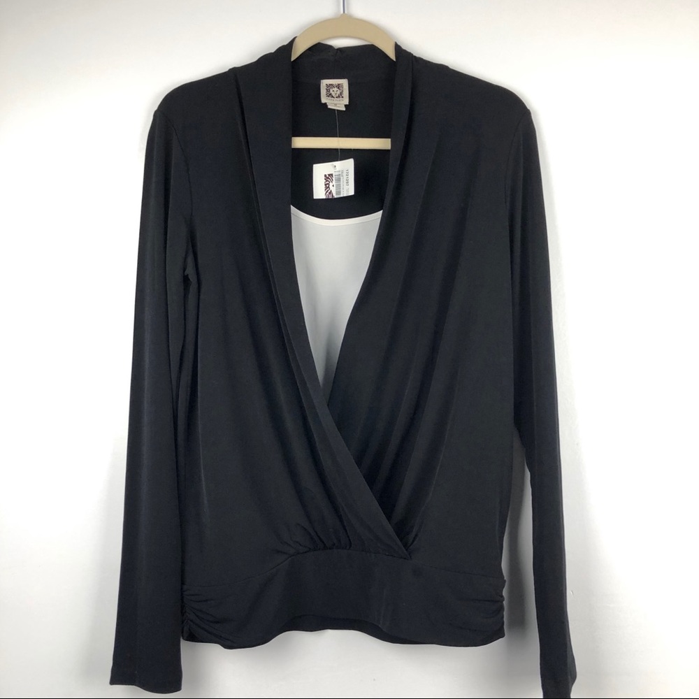 Anne Klein Women’s Long Sleeve Blouse Size M